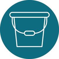 Water Bucket Vector Icon