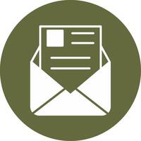 icono de vector de correo