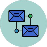 icono de vector de correo