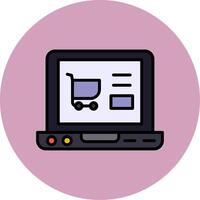 Online Shopping Vector Icon