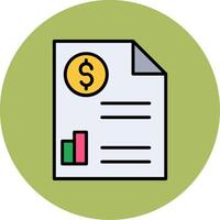 Paper Bills Vector Icon