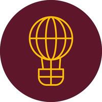 Hot Air Balloon Vector Icon