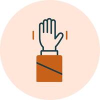 Hand Up Vector Icon