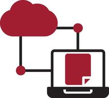 icono de vector de transferencia de datos