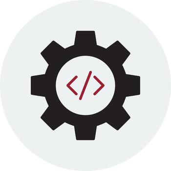 icono de vector de codificación