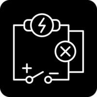 icono de vector de circuito eléctrico