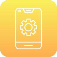 Smartphone Settings Vector Icon