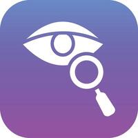 Eye Examination Vector Icon