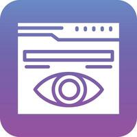 Page Visitors Vector Icon