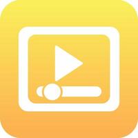 Video Player Vector Icon