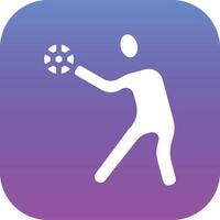 icono de vector de balonmano