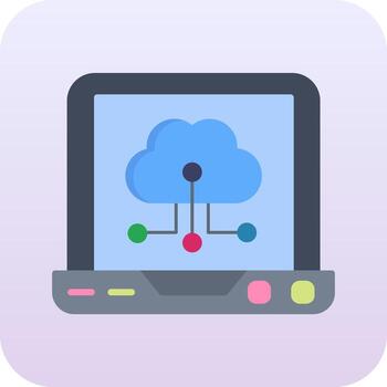 Cloud Computing Vector Icon