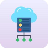 Cloud Server Vector Icon