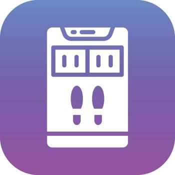 Pedometer Vector Icon