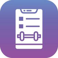 Workout Routing Vector Icon