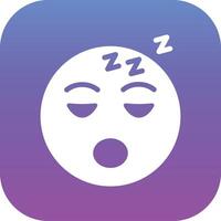 Sleeping Face Vector Icon