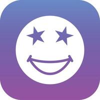 Star Struck Vector Icon