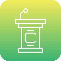 Lectern Vector Icon