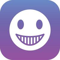 Grinning Face with Smiling Eyes Vector Icon
