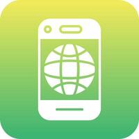 Mobile Internet Vector Icon