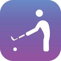 hockey jugador vector icono