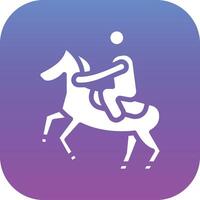 Horse Rider Vector Icon