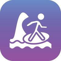 Surfing Vector Icon