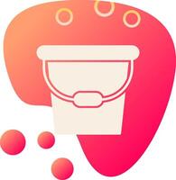 Water Bucket Vector Icon