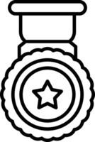 insignias vector icono