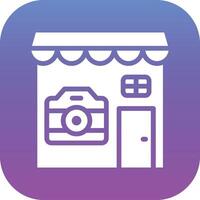 Camera Shop Vector Icon