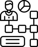 Hierarchical Structure Vector Icon