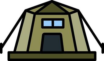 Tent Vector Icon