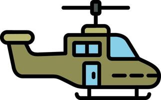 helicóptero vector icono