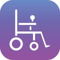 Automatic Wheelchair Vector Icon