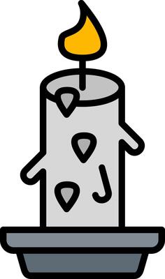 Candle Vector Icon