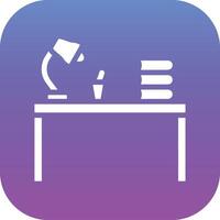 Study Table Vector Icon