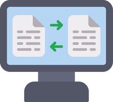 File Transfer Vector Icon