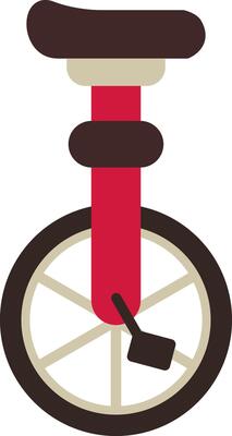 Unicycle Vector Icon