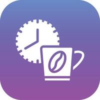 Coffee Time Vector Icon