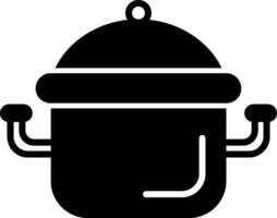 icono de vector de olla de cocina