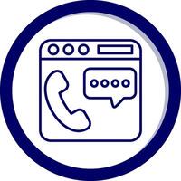 Phone Chat Vector Icon