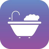 Bathtub Vector Icon
