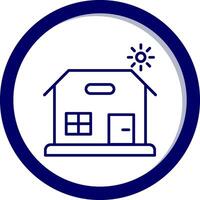 Beach House Vector Icon