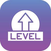 Level Up Vector Icon