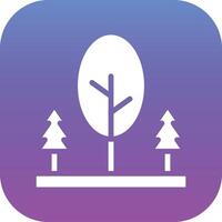 Tree Landscape Vector Icon