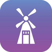 Windmill Vector Icon