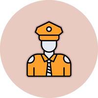 Security Guard Vector Icon