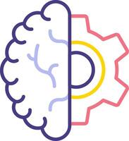 icono de vector de cerebro