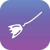 Flying Broom Vector Icon