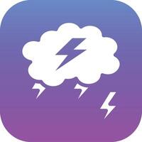 Thunderstorm Vector Icon